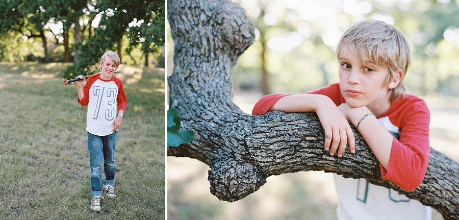 Live oak tree in texas for family session.
