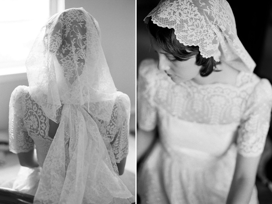 Dallas photographer Jenny McCann captures Antique lace veil.