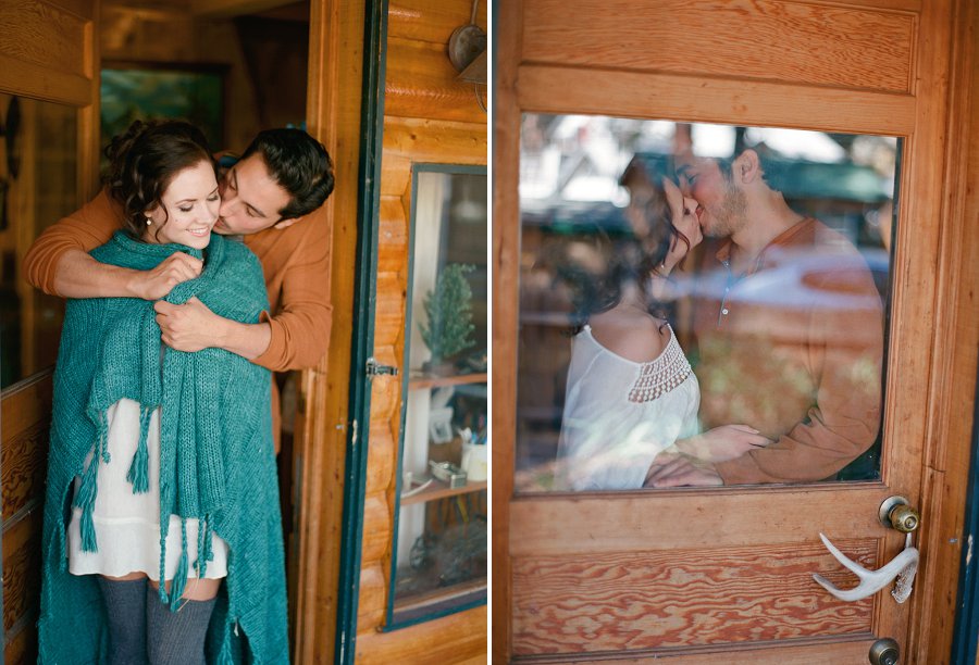 Colorado photographer engagement session in rockies.