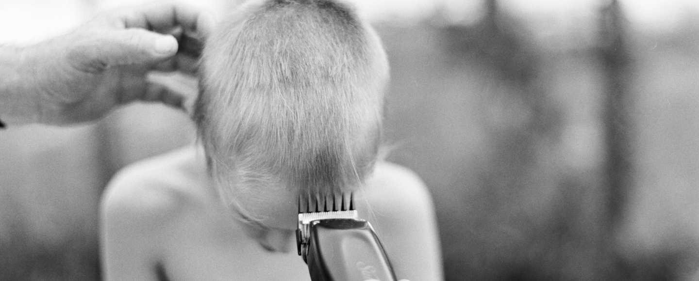 Dallas photographer captures boy getting haircut on film