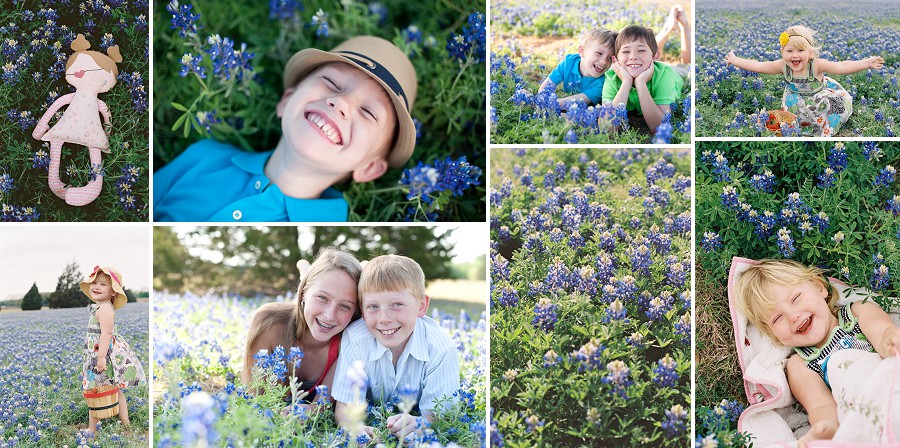 Dallas photographer captures family in bluebonnets.