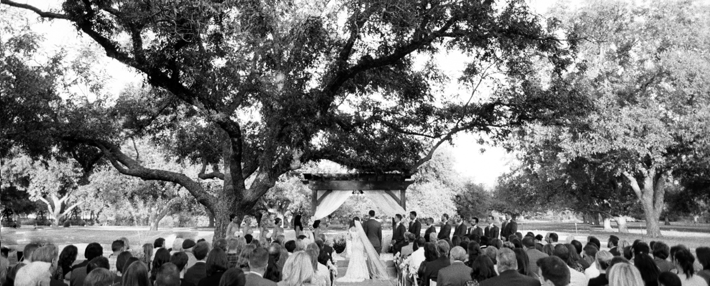 Ceremony at The Orchard by Dallas wedding photographer Jenny McCann.